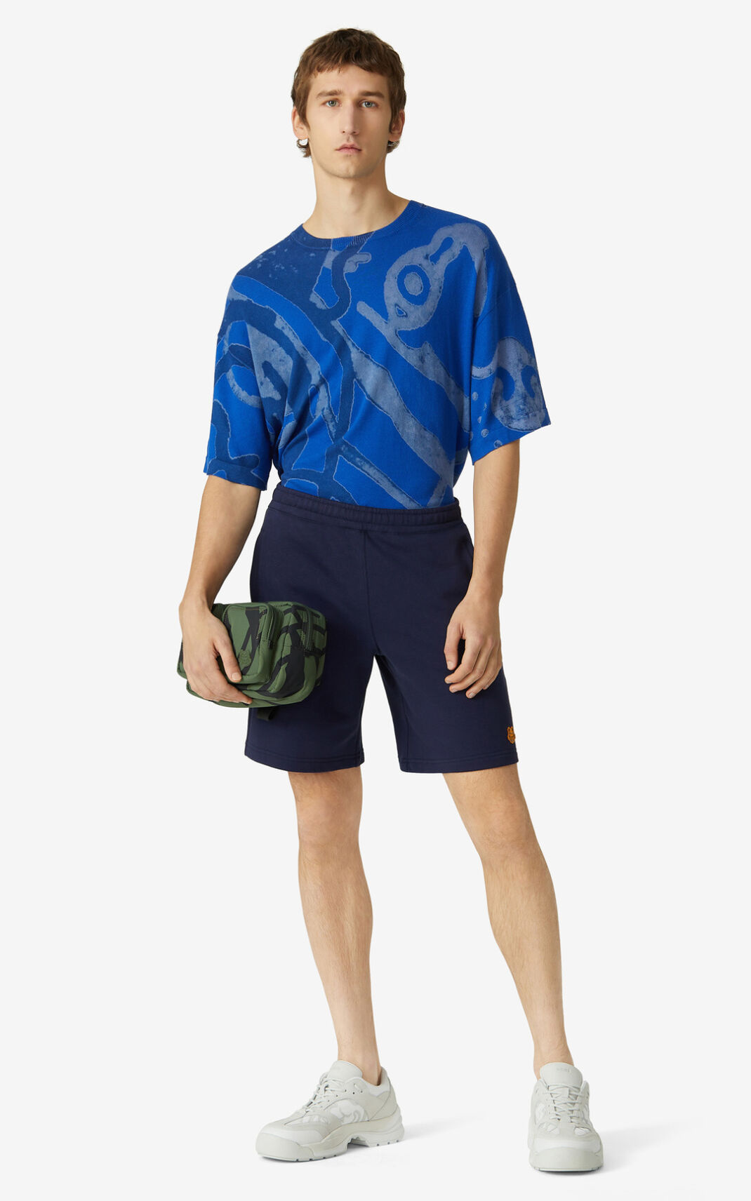 Shorts Kenzo Tiger Crest Homme Bleu Marine Bleu | CYHP-53184